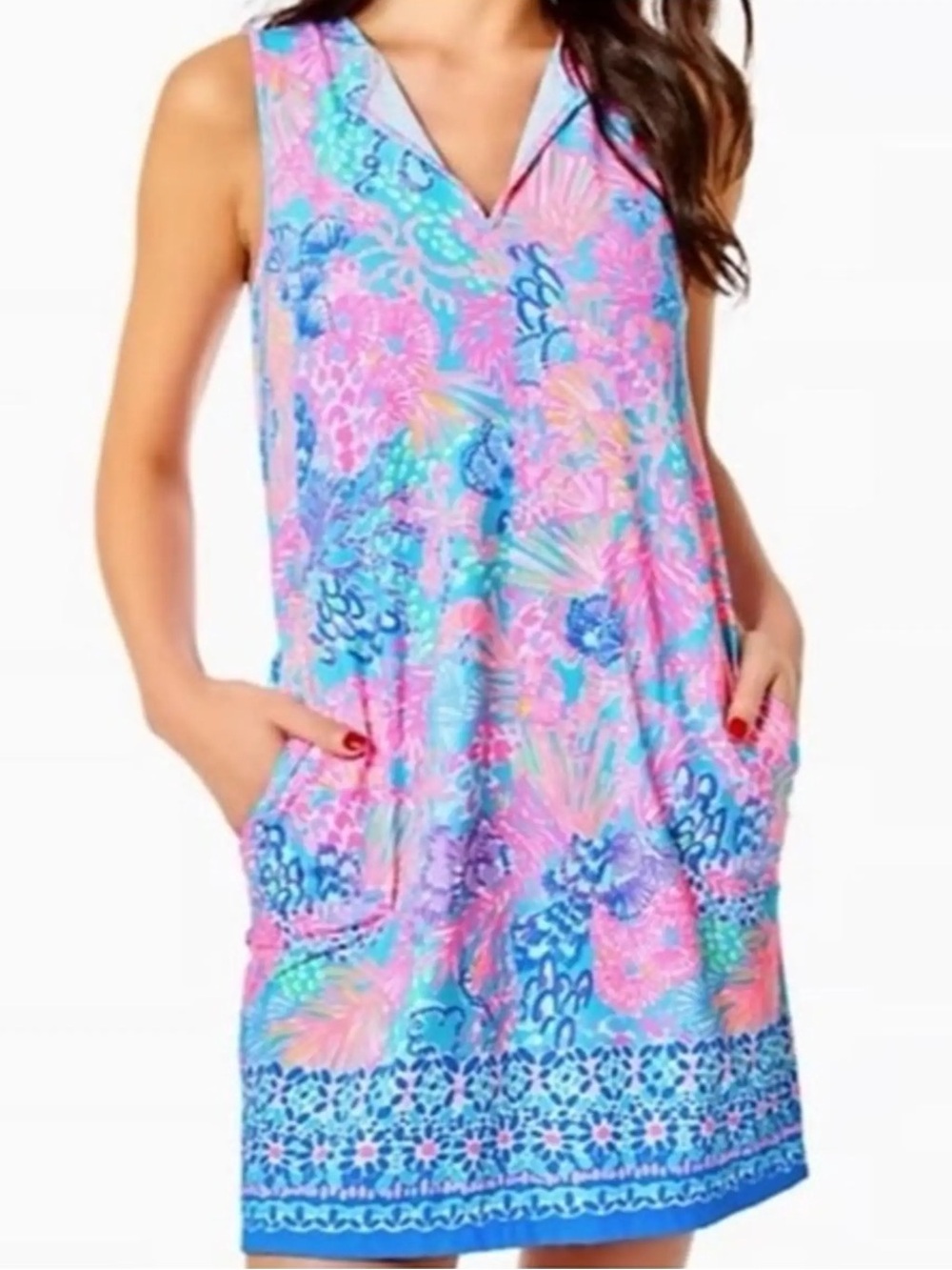 Lilly Pulitzer Johana Cover Up Dress Sz XL